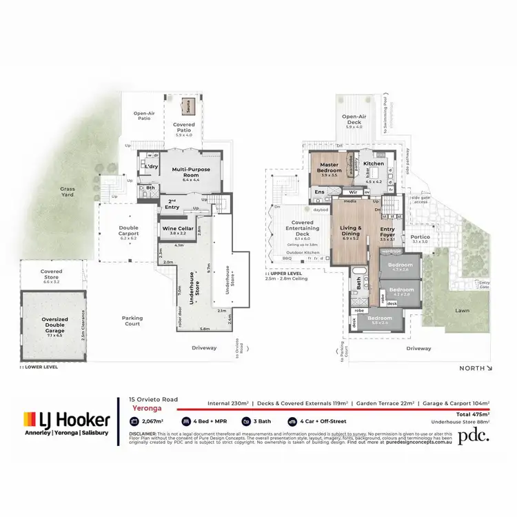 Floorplan of Homely house listing, 15 Orvieto Road, Yeronga QLD 4104
