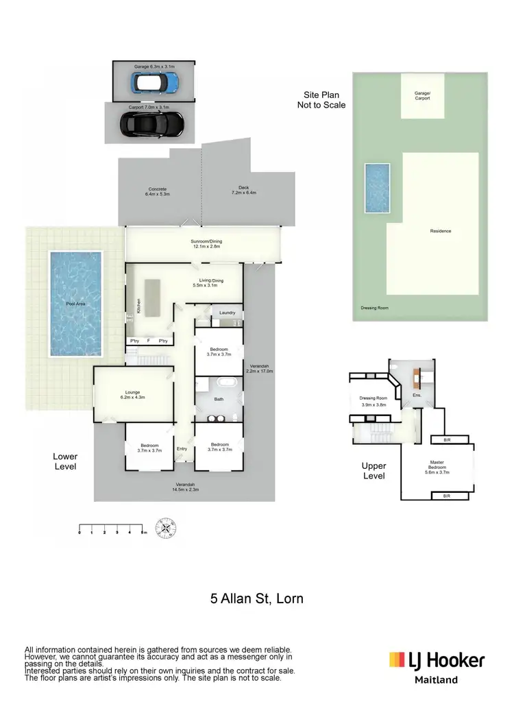 Floorplan of Homely house listing, 5 Allan Street, Lorn NSW 2320