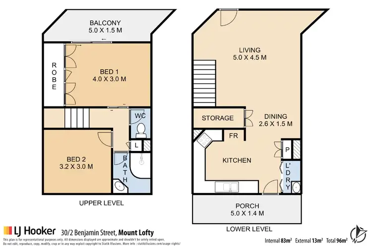 Floorplan of Homely unit listing, 30/2 Benjamin Street, Mount Lofty QLD 4350