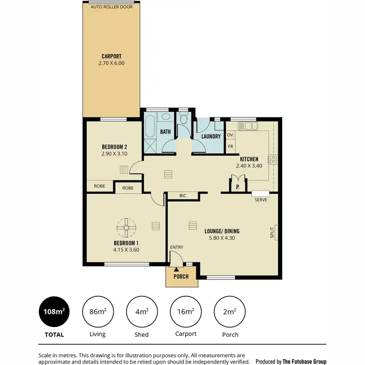 Floorplan of Homely unit listing, 43/5 Alexander Avenue, Klemzig SA 5087