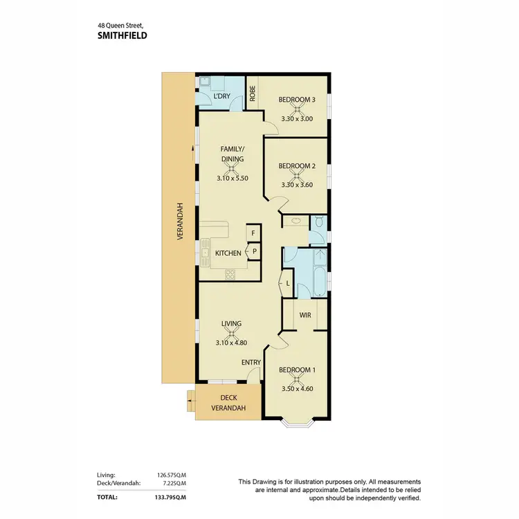 Floorplan of Homely house listing, 48 Queen Street, Smithfield SA 5114