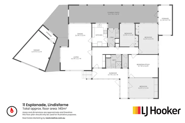 Floorplan of Homely house listing, 11 Esplanade, Lindisfarne TAS 7015