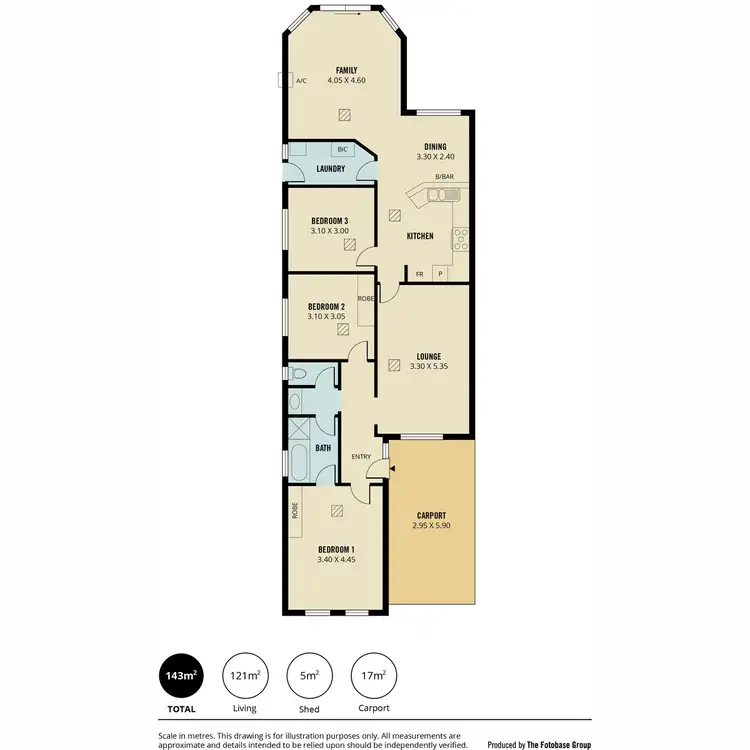 Floorplan of Homely house listing, 7 Satinwood Close, Greenwith SA 5125