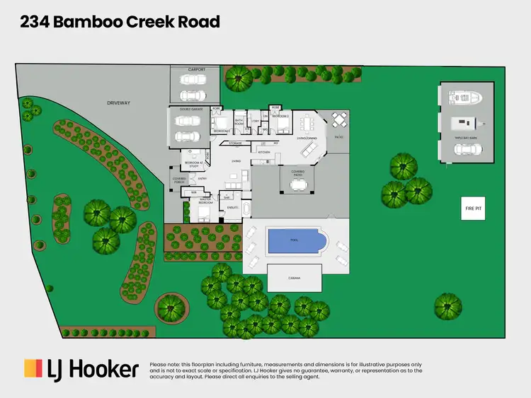 Floorplan of Homely house listing, 234 Bamboo Creek Road, Bamboo QLD 4873