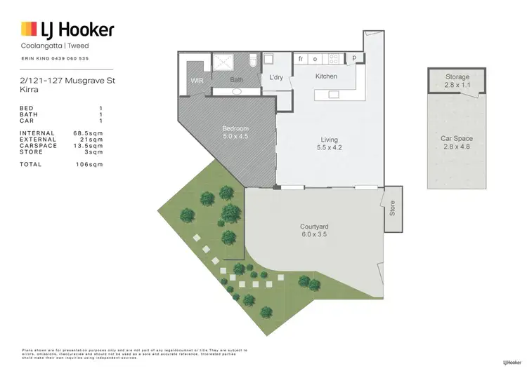 Floorplan of Homely unit listing, 2/121-127 Musgrave Street, Coolangatta QLD 4225