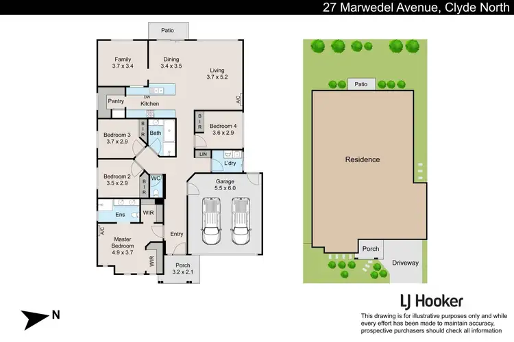 Floorplan of Homely house listing, 27 Marwedel Avenue, Clyde North VIC 3978