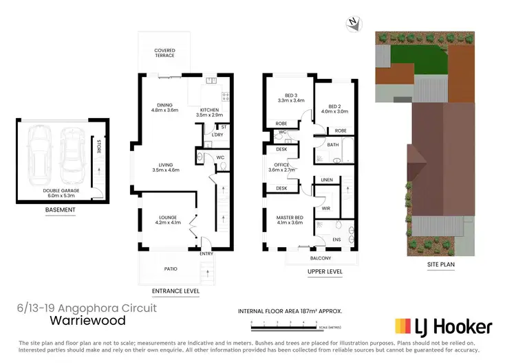 Floorplan of Homely townhouse listing, 6/13-19 Angophora Circuit, Warriewood NSW 2102