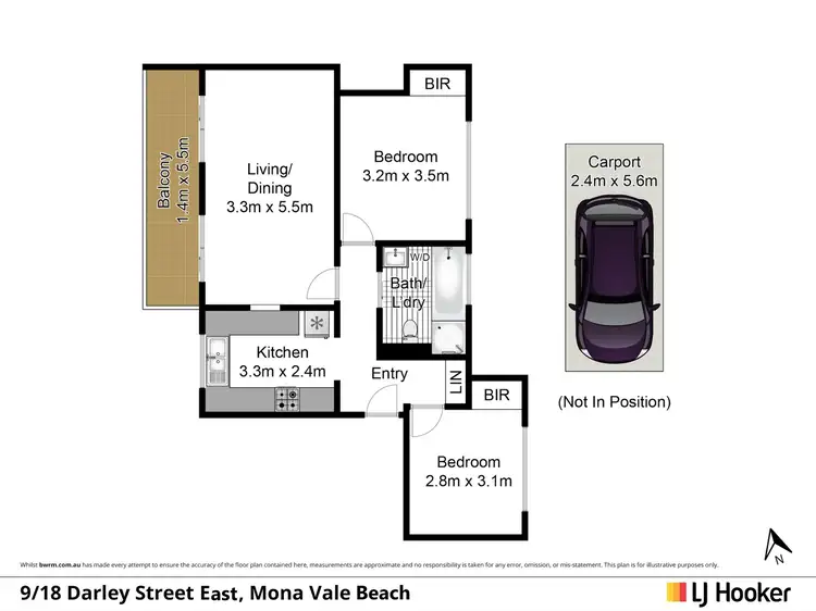 Floorplan of Homely unit listing, 9/18 Darley Street, Mona Vale NSW 2103