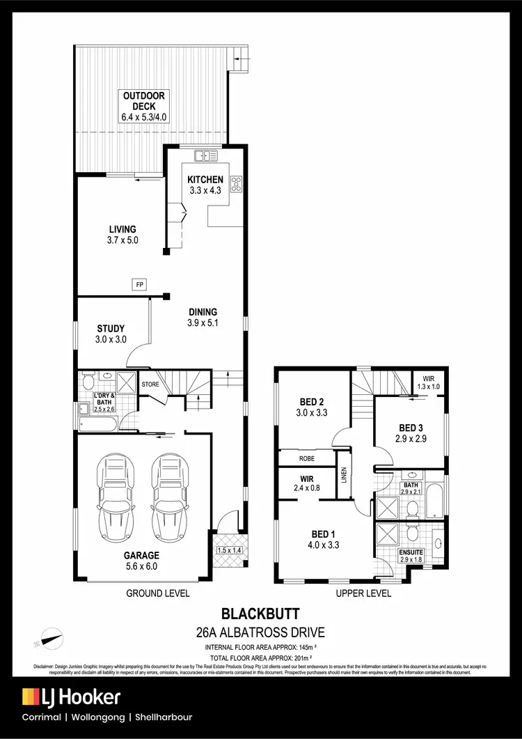 Floorplan of Homely townhouse listing, 26a Albatross Drive, Blackbutt NSW 2529