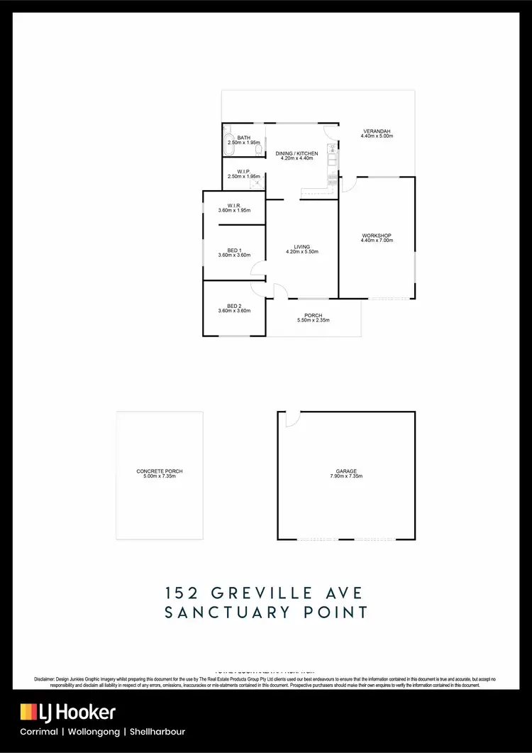 Floorplan of Homely house listing, 152 Greville Avenue, Sanctuary Point NSW 2540