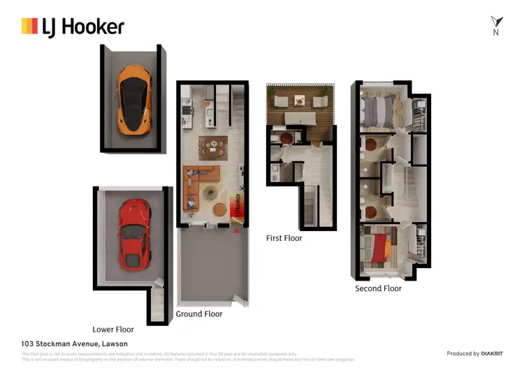 Floorplan of Homely house listing, 103 Stockman Avenue, Lawson ACT 2617