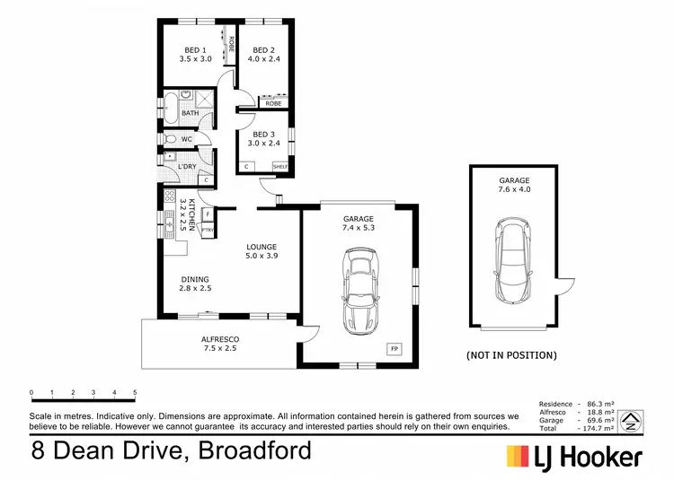 Floorplan of Homely house listing, 8 Dean Drive, Broadford VIC 3658