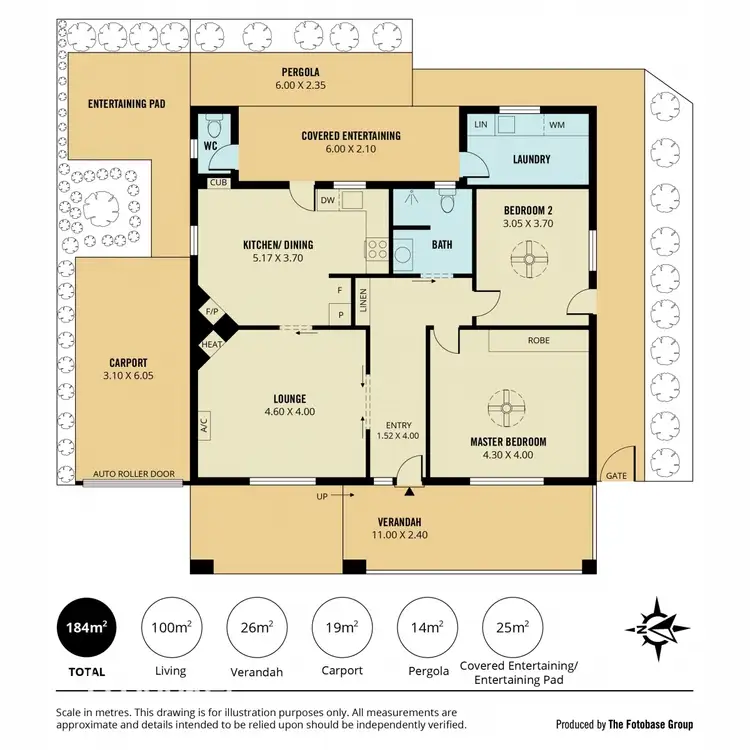 Floorplan of Homely house listing, 1 Farah Place, Cumberland Park SA 5041