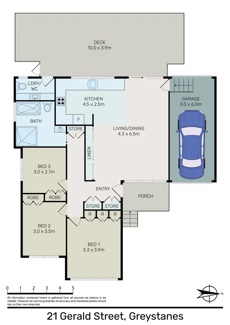 Floorplan of Homely house listing, 21 Gerald Street, Greystanes NSW 2145