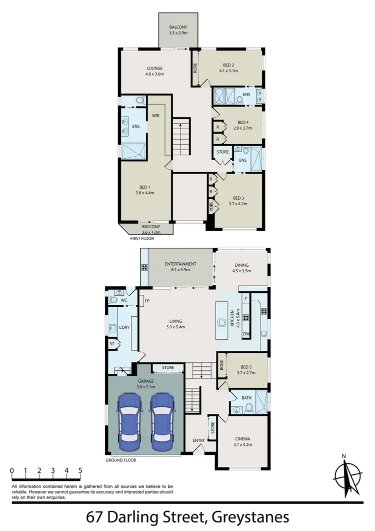Floorplan of Homely house listing, 67 Darling Street, Greystanes NSW 2145