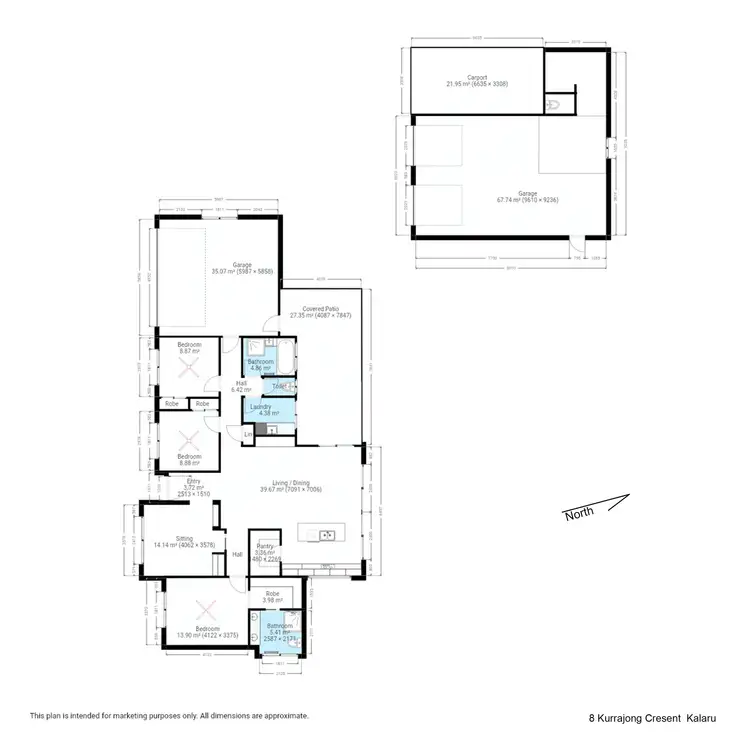 Floorplan of Homely house listing, 8 Kurrajong Crescent, Kalaru NSW 2550