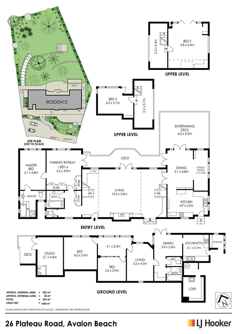 Floorplan of Homely house listing, 26 Plateau Road, Avalon Beach NSW 2107