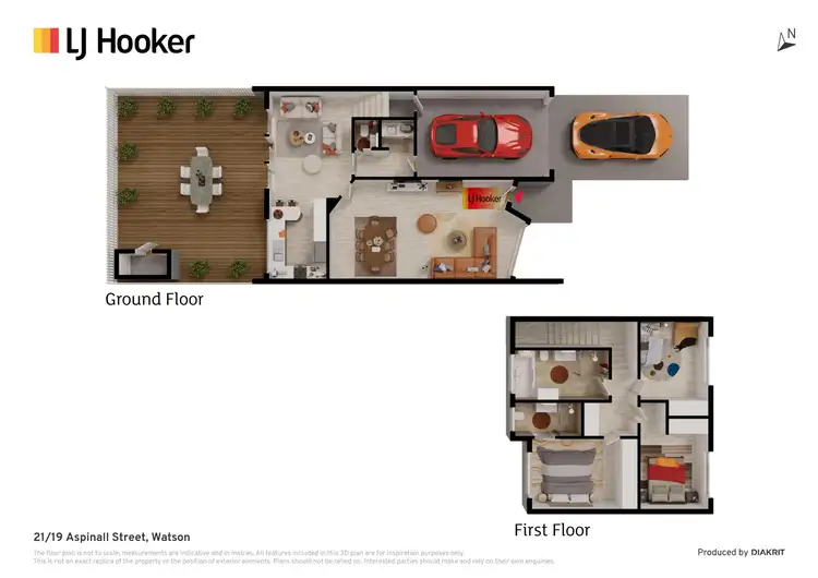 Floorplan of Homely house listing, 21/19 Aspinall Street, Watson ACT 2602