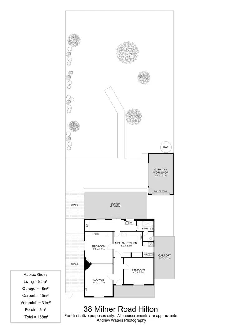 Floorplan of Homely house listing, 38 Milner Road, Hilton SA 5033