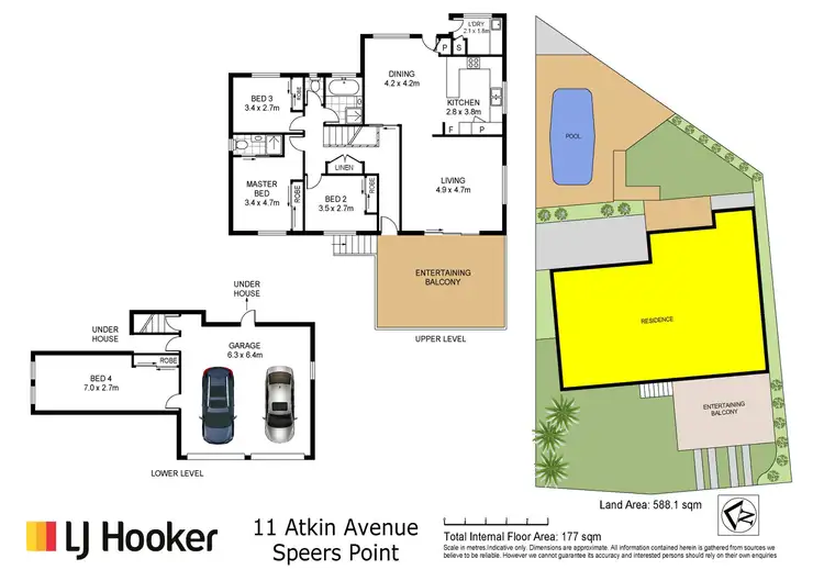 Floorplan of Homely house listing, 11 Atkin Avenue, Speers Point NSW 2284