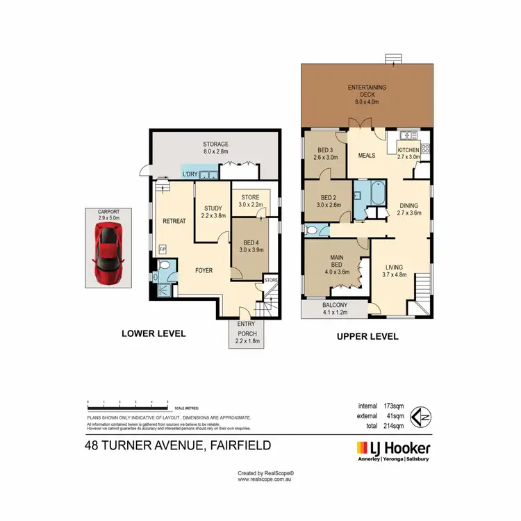 Floorplan of Homely house listing, 48 Turner Avenue, Fairfield QLD 4103