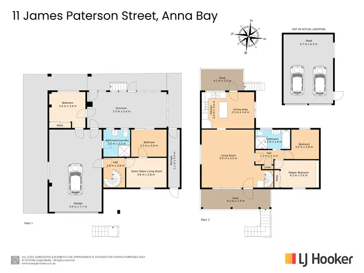 Floorplan of Homely house listing, 11 James Paterson Street, Anna Bay NSW 2316