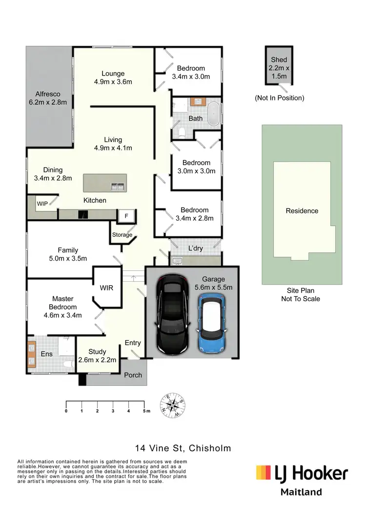 Floorplan of Homely house listing, 14 Vine Street, Chisholm NSW 2322