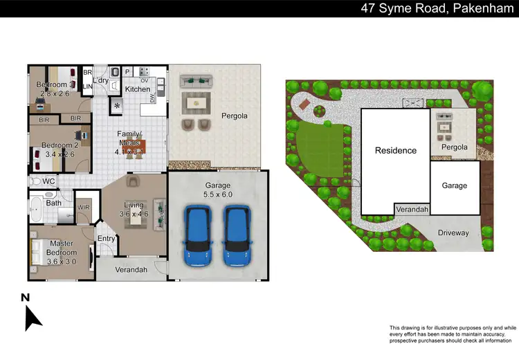 Floorplan of Homely house listing, 47 Syme Road, Pakenham VIC 3810