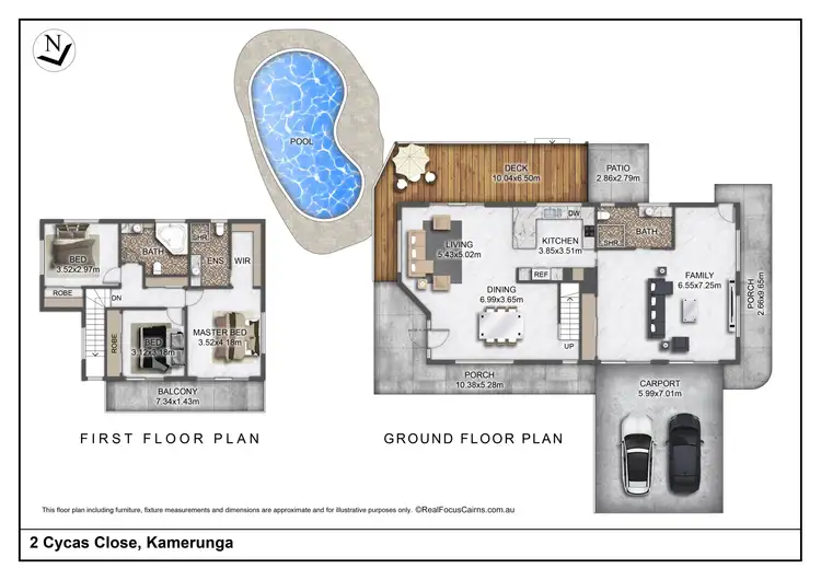 Floorplan of Homely house listing, 2 Cycas Close, Kamerunga QLD 4870