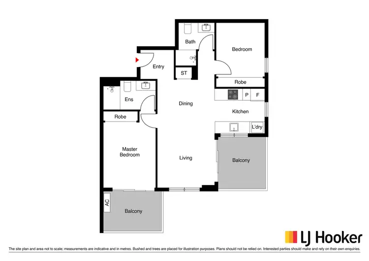 Floorplan of Homely apartment listing, 57/14 Hoolihan Street, Denman Prospect ACT 2611