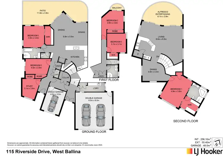 Floorplan of Homely house listing, 115 Riverside Drive, West Ballina NSW 2478