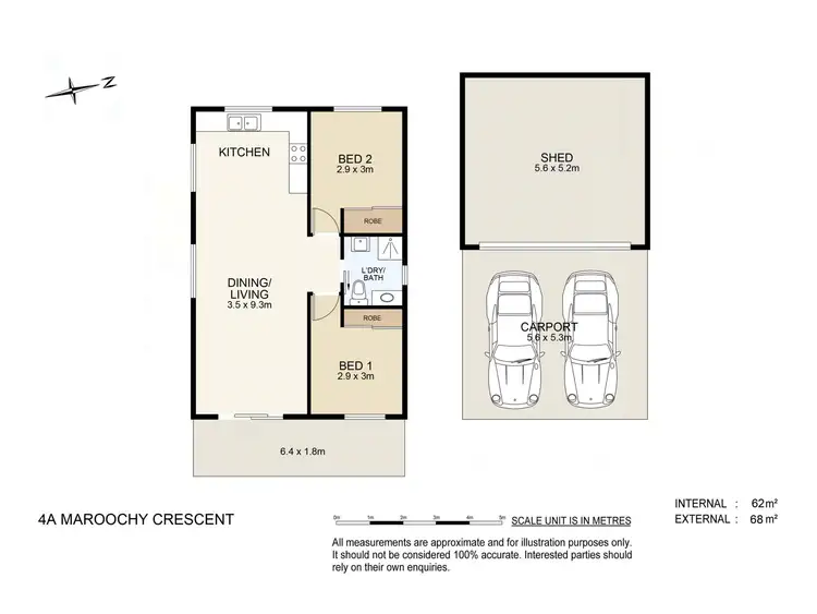 Floorplan of Homely house listing, 4 & 4A Maroochy Crescent, Beenleigh QLD 4207
