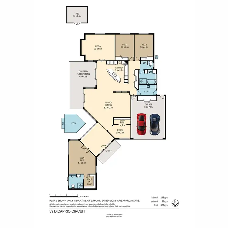 Floorplan of Homely house listing, 39 Dicaprio Circuit, Bridgeman Downs QLD 4035
