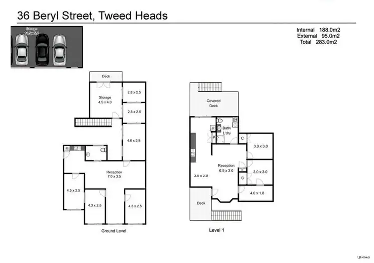 Floorplan of Homely house listing, 36 Beryl Street, Tweed Heads NSW 2485