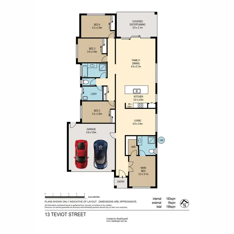 Floorplan of Homely house listing, 13 Teviot Street, Warner QLD 4500