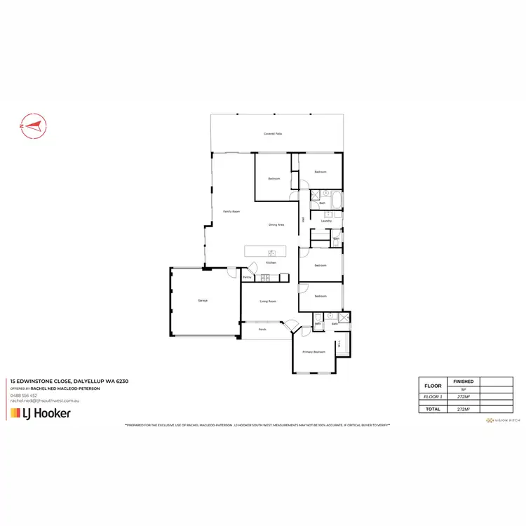 Floorplan of Homely house listing, 15 Edwinstone Close, Dalyellup WA 6230