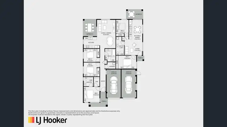 Floorplan of Homely block of units listing, 34 & 34A Shortland Drive, Aberglasslyn NSW 2320