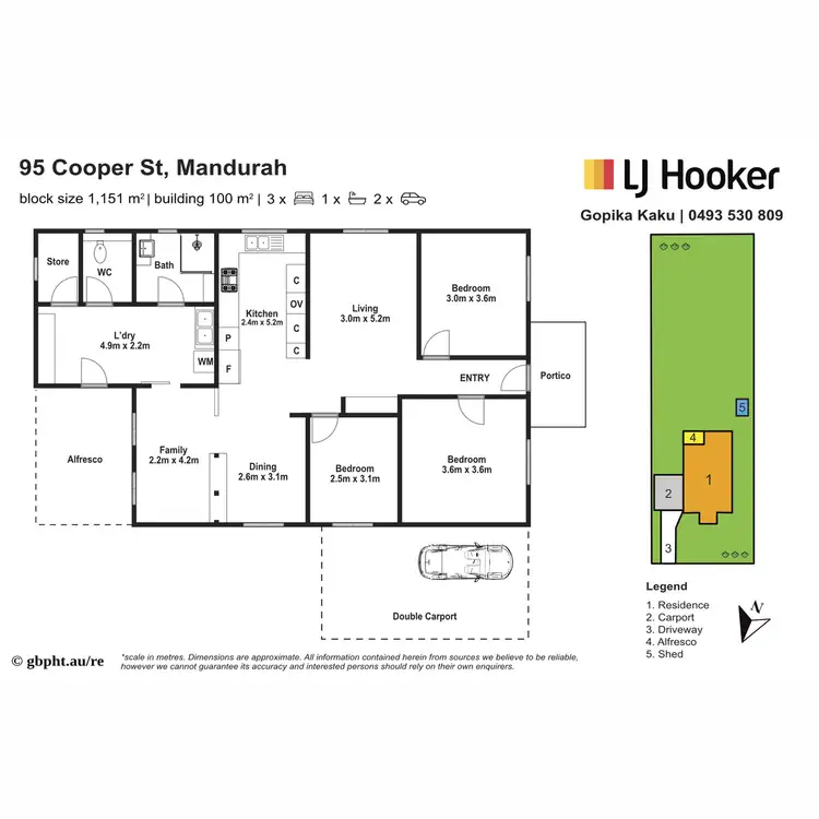 Floorplan of Homely house listing, 95 Cooper Street, Mandurah WA 6210