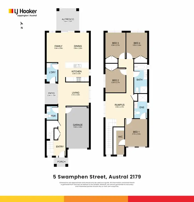 Floorplan of Homely house listing, 5 Swamphen Street, Austral NSW 2179