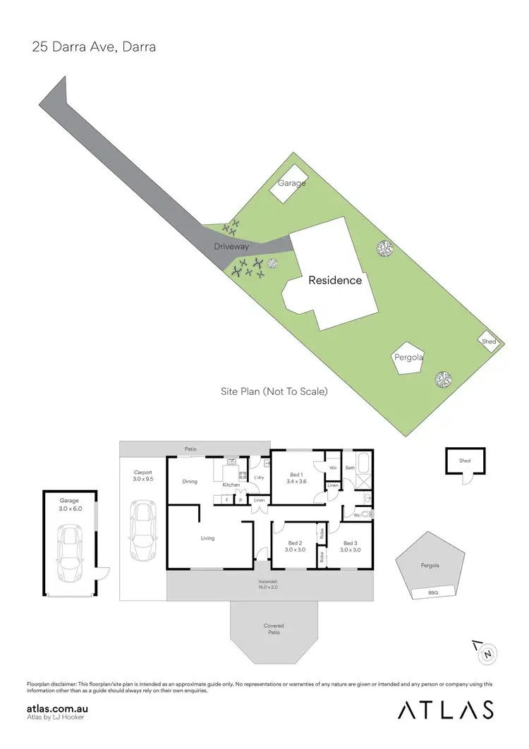 Floorplan of Homely house listing, 25 Darra Avenue, Darra QLD 4076
