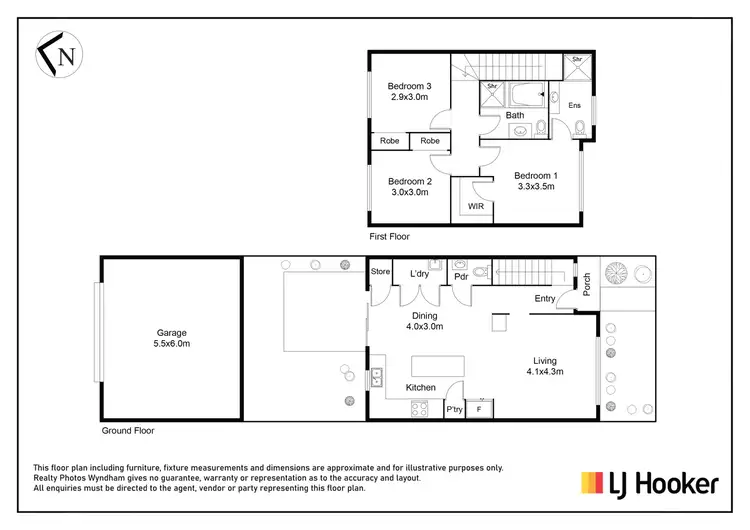 Floorplan of Homely townhouse listing, 9/205 James Mirams Drive, Roxburgh Park VIC 3064