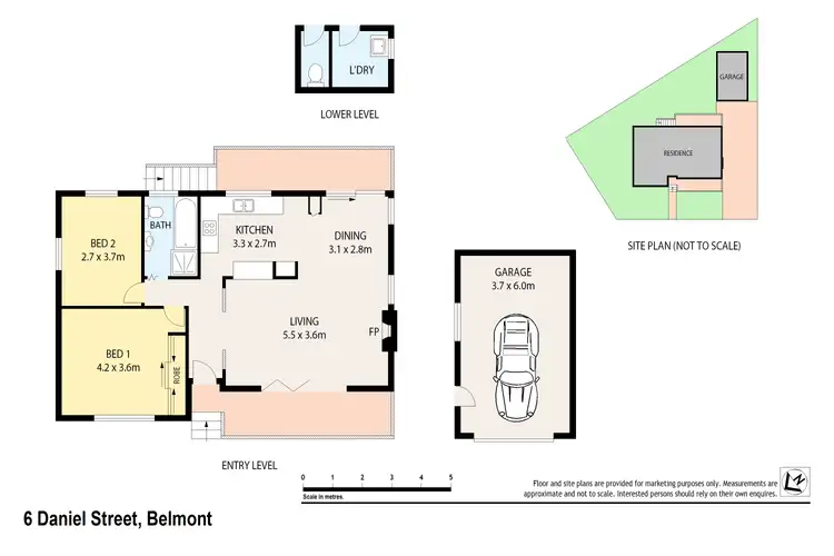 Floorplan of Homely house listing, 6 Daniel Street, Belmont NSW 2280