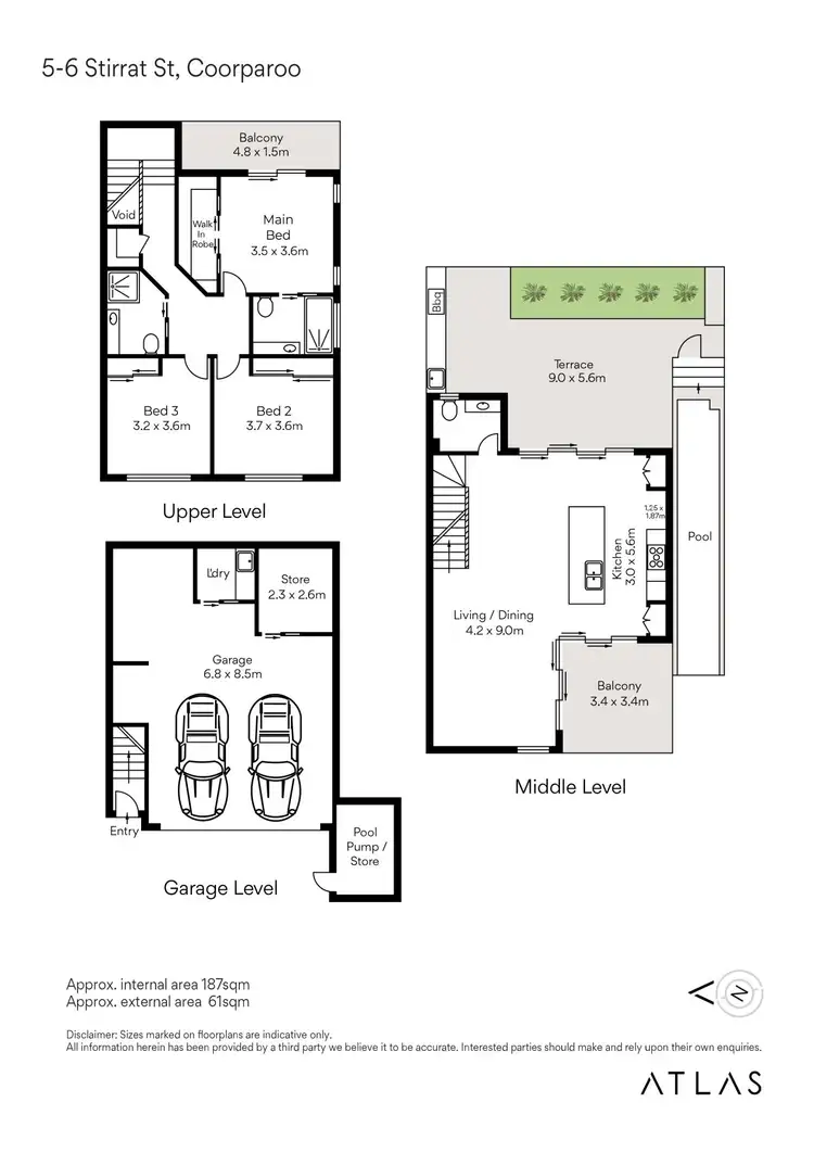Floorplan of Homely townhouse listing, 5/6 Stirrat Street, Coorparoo QLD 4151