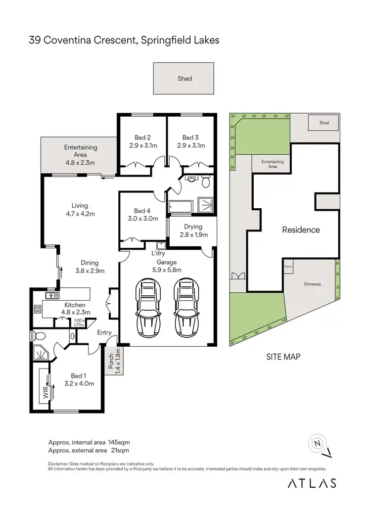 Floorplan of Homely house listing, 39 Coventina Crescent, Springfield Lakes QLD 4300