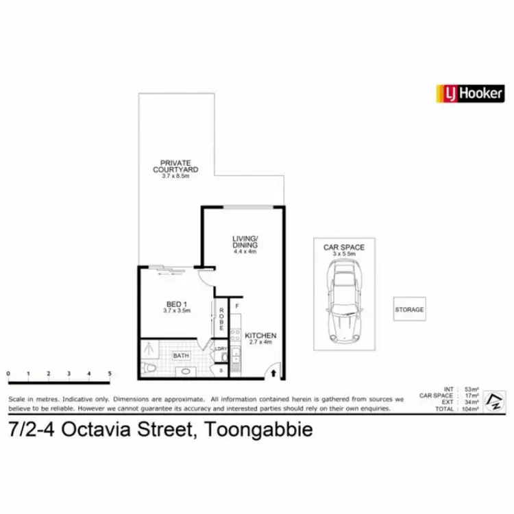 Floorplan of Homely apartment listing, 7/51 Toongabbie Road, Toongabbie NSW 2146