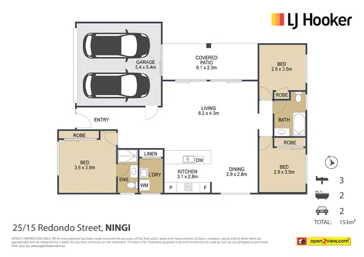 Floorplan of Homely house listing, 25/15-23 Redondo Street, Ningi QLD 4511