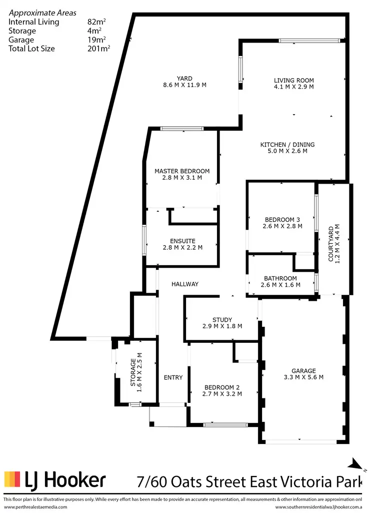 Floorplan of Homely unit listing, 7/60 Oats Street, East Victoria Park WA 6101