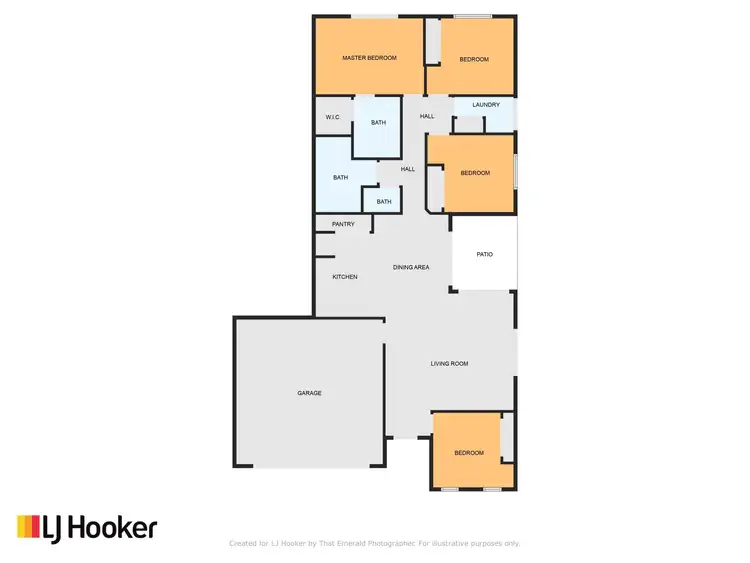Floorplan of Homely house listing, 10 Mount MacArthur Boulevard, Capella QLD 4723