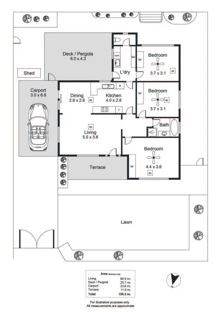 Floorplan of Homely house listing, 44 Craig Street, Richmond SA 5033