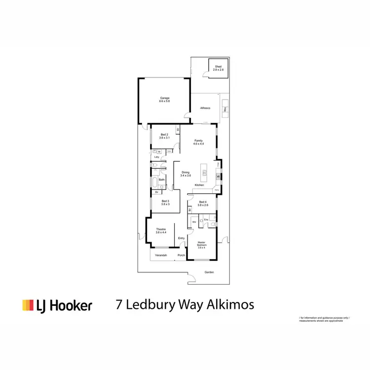Floorplan of Homely house listing, 7 Ledbury Way, Alkimos WA 6038